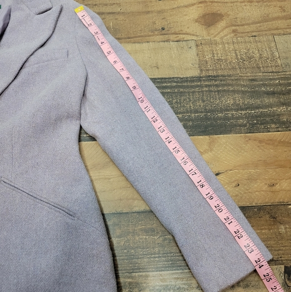 16 Lavender Wool Ralph Lauren Lined Blazer - Picture 5 of 8